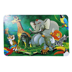 Kuber Industries Cartoon Design 3 Pieces PVC Refrigerator/Fridge Multipurpose Drawer Mat (Green)-CTKTC32944