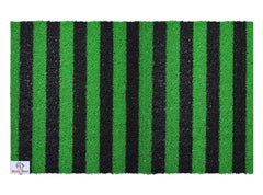 Heart Home Rubber Strips Design Door Mat for Porch/Kitchen/Bathroom/Laundry Room, 24"x48" (Green) 54HH4003.