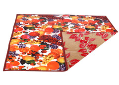 Kuber Industries Floral Design PVC Reversible Food Mat Bed Server (Multicolor) - CTKTC032166