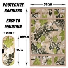 Heart Home Fridge Top Cover & Handle Cover Set | Fridge Top & Handle Cover Set | Refrigerator Cover & Handle Cover Combo Set | Tree Kniting Fridge & Handle Cover | Green