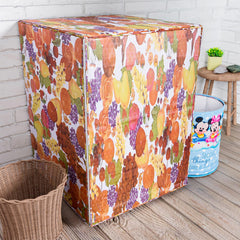 Heart Home Washing Machine Cover | Fruit Print Washing Machine Cover | PVC | Front Load Washing Machine Cover | Multi