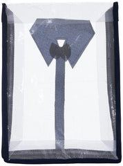 Kuber Industries 4 Piece PVC Shirt Cover Set, Transparent, polyvinylchloride PVC
