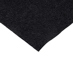 Kuber Industries - CTKTC039974 - Polyvinyl Chloride Rubber Anti Slip Large Size Floor/Door Mat (Black, 2x4 Feet)