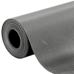 Kuber Industries 2 Pieces Multipurpose Textured Super Strong Anti-Slip Mat Liner,Size 45X125 Cm (1.25 Meter Roll, Grey) - CTKTC40201