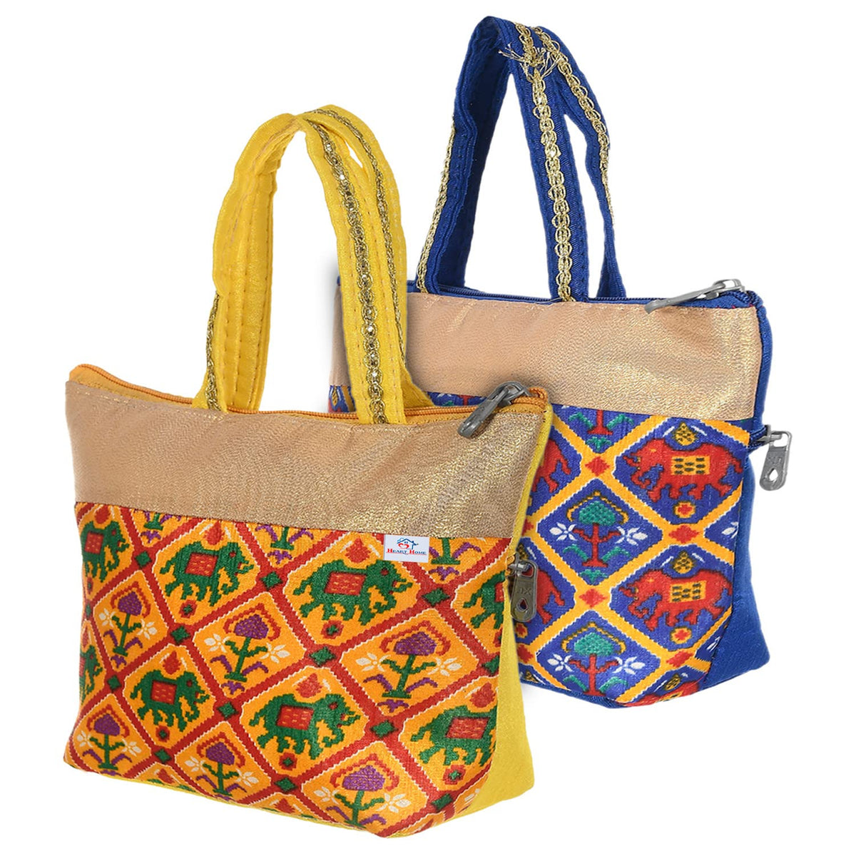 Heart Home Women's 54HH04037 (Blue & Yellow)