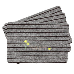 Kuber Industries Floor |Stylish Door Mat|Durable & Easy to Maintain|Multi-Utility Floor for Living Room,Bedroom,Bathroom,Kitchen,Entrances|38 x 58 cm|Brown, Pack of 3