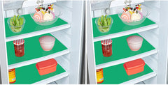 Heart Home Multi Purpose Waterproof,Stain Resistant, Washable Refrigerator/Fridge Drawer Mat, Set of 6 (Green)-HS43HEARTH25658