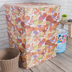 Heart Home Washing Machine Cover | Fruit Print Washing Machine Cover | PVC | Top Load Fully-Automatic Washing Machine Cover | Multi