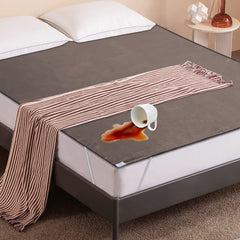 Heart Home PVC Waterproof/Dustproof Double Bed Mattress Protector, 72"x76" (Brown) 52HH4004
