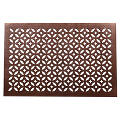 Kuber Industries CTLTC11341 PVC Soft leather Dining Table Placemat Set (Copper) -6 Pieces