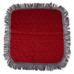 Heart Home Prayer Mat | Velvet Aasan Mat | Meditation Prayer Pooja Carpet Mat | Aasan Mat for Pooja | Self Pooja Prayer Mat | Traditional Aasan Prayer Mat | Pack of 3 | Gray