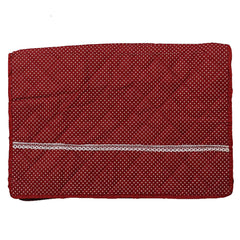 Kuber Industries Hathkadi 3 Piece Cotton Saree Cover, Maroon
