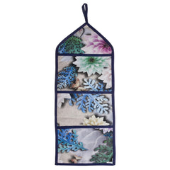 Kuber Industries Food Mat | Fridge Combo Set | Fridge Mat | Fridge Top Cover | Reversible Bed Server Mat | Sunflower 7 Pcs Fridge Top Combo | Hanging Organizer | Brown