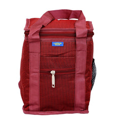 Kuber Industries Lunch Bag|Lunch Box Cover Bag Only|Lunch Tote Bag|Kids Lunch Bag|Maroon