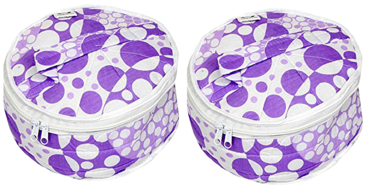 Kuber Industries Cotton 2 Piece Roti Cover Set - Multicolour, Standard (VARSKI00928702)