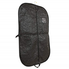 Kuber Industries Embossed Design 6 Pieces Foldable Non Woven Men's Coat Blazer Cover (Black & Brown) - CTKTC042306