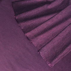 Heart Home Shining 6 Pieces Bloom Collection Jacquard Lavish and Modern Rich Plain Eyelet Ringtop Door Curtain for Bedroom and Hall - 7 Feet, (Purple) HEART472,Standard