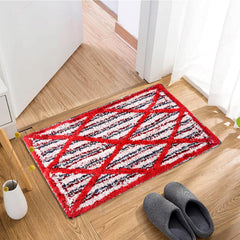 Heart Home Door Mat | Dust Trapper Mat | Door Entrance Mat | Anti-Skid Door Mat | Floor Mat for Home Entrance | Katli Mingle Door Mat | Entryway Door Mat | Red