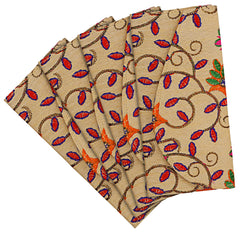 Kuber Industries Embroidery Premium Shagun Gift Envelopes for Weddings & Special Occasion-Pack of 4 (Cream) (HS39KUBMART021886)