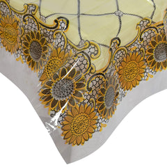 Heart Home 40"x60" Fruits Printed PVC Waterproof & Antislip Center Table Cover for 4 Seater (Yellow), Standard (HS39HEARTH023560)