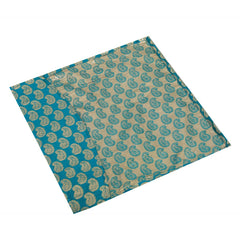 Kuber Industries 10 Piece Satin Saree Cover Set, Sky Blue (PLU17)