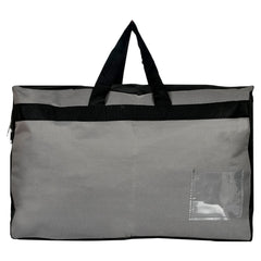 Kuber Industries Rexine Foldable Travel Duffle Bag, Storage Bag, Wardrobe organizer For Traveling Pack of 2 (Grey) 54KM4217