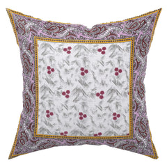 Kuber Industries Cushion Cover|Ractangle Cushion Covers|Sofa Cushion Covers|Cushion Covers 16 inch x 16 inch|Cushion Cover Set of 5| (Pink)