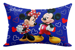 Heart Home Soft Throw Inserts with Microfiber Filled, Full Back & Lumbar Support Decorative Pillow with Disney Printed Cover for Sofa Bed Couch & Chairs,16"x24"(Blue),HHEART015918