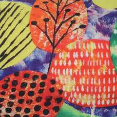 Kuber Industries Bolster Cover|Polyester Bolster Cover Set|Diwan Round Bolster Pillow Covers|Luxurious Mushroom Print Roll Masand Cover|Pack of 6 (Multi)