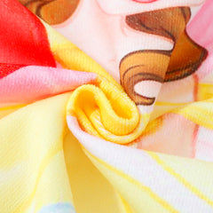 Kuber Industries Disney Princess Microfiber Soft Kids Bath Towel (Multi)