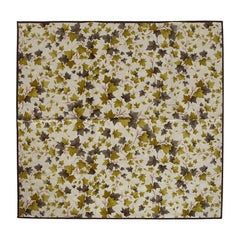 Heart Home PVC Floral Print Both Sided Bed Server Food Mat, Bedsheet Protector for Home 36"x36" (Green) 54HH4337.