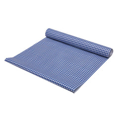 Kuber Industries Checkered Design PVC Wardrobe Kitchen Drawer Cupboard Cabinet Shelf Mat, Shelf Liner 10 Mtr (Blue), Polyvinyl Chloride