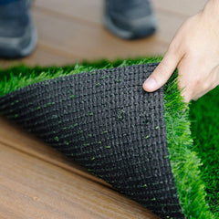 Kuber Industries 35mm Artificial Grass Mat for Balcony (Size- 1.5 X 2 Feet) - CTKTC22450,Green,Standard