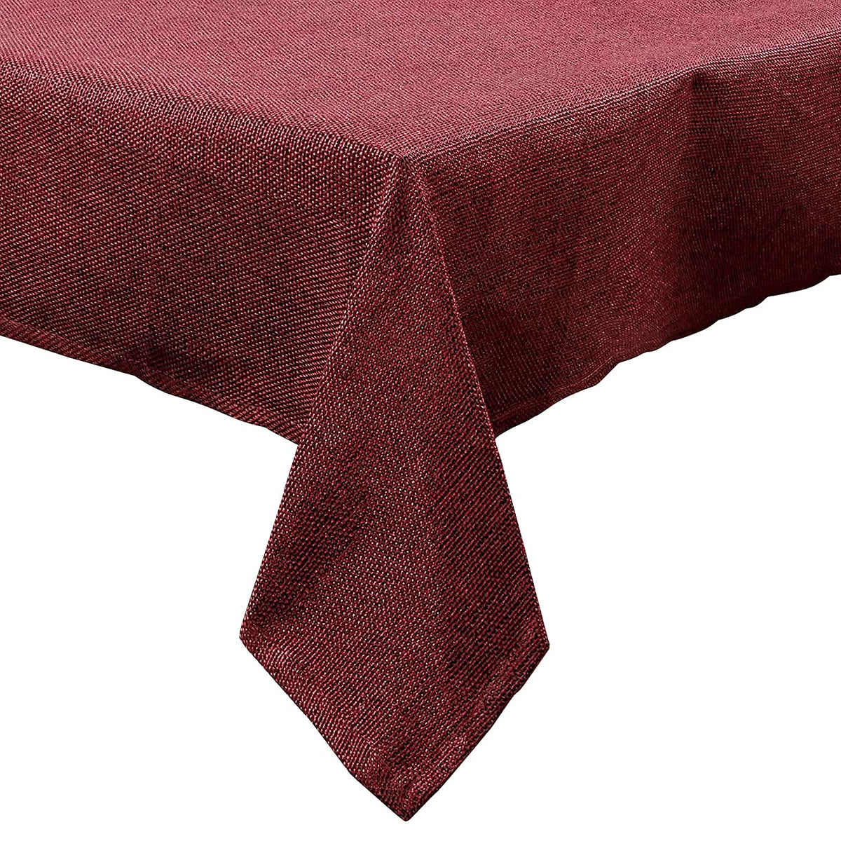 Kuber Industries Jute Center Table Cover, 40"x60" (Maroon), Standard (HS39KUBMART023533)