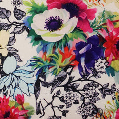 Kuber Industries Floral Design Cotton 2 Pieces Bolster Cover Set (Cream) (CTKTC024316)