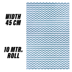 Heart Home Shelf Liner | EVA Kitchen Cabinet Shelf Mat | Anti-Slip Bathroom Mat | Fridge Mat | Table Mat | Zig Zag Design Wardrobe Mat | 10 Meter | Green