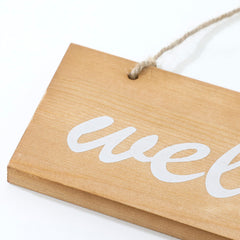 Kuber industries Door Decor Panel|Wall Hanging Wooden Frame Board|Decorative Items for Living Room, Bedroom, Entrance (Light Brown)