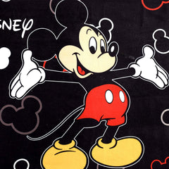 Kuber Industries Disney Printed Anti-Slip Durable Rubber Door Mat, Welcome Mat for Entryway,Patio,Garage, Outdoor, 23"x15" (Black), Standard (HS39KUBMART022035)