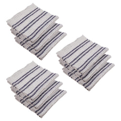 Kuber Industries Floor Cleaning Pocha | Self Check Lining Duster Cloth | Cotton Reusable Sweeping Cloth For Home | Kitchen | Large | 28x28 Inch | Pack of 9 | Blue