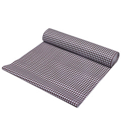 Kuber Industries Checkered Design PVC Wardrobe Kitchen Drawer Cupboard Cabinet Shelf Mat, Shelf Liner 10 Mtr (Maroon) (KUBMART03007)