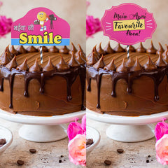 Heart Home Party Photo Props | Cardboard Cupcake Picks |Decorations Supplies for Farewell | Birthday Party | Theme Cupcake Topper | 28 Pieces | PP-8038 A | Multicolor