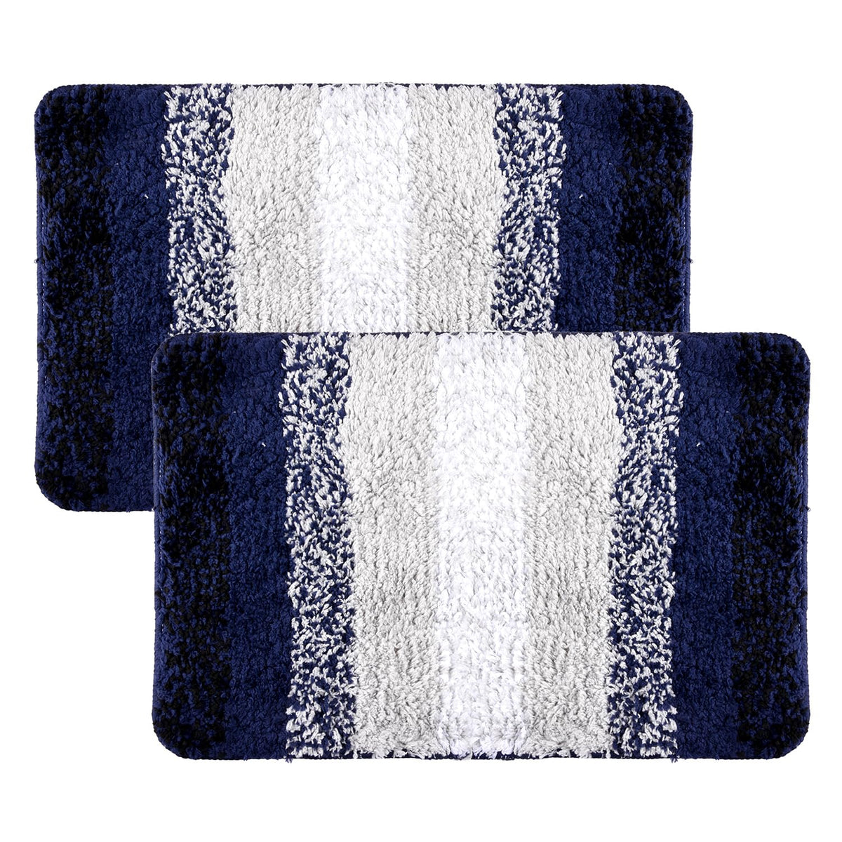 Heart Home Door Mat | Dust Trapper Mat | Door Entrance Mat | Anti-Skid Door Mat | Floor Mat for Home Entrance | Blue Patta Rainbow Mat | Entryway Door Mat | Pack of 2 | Gray