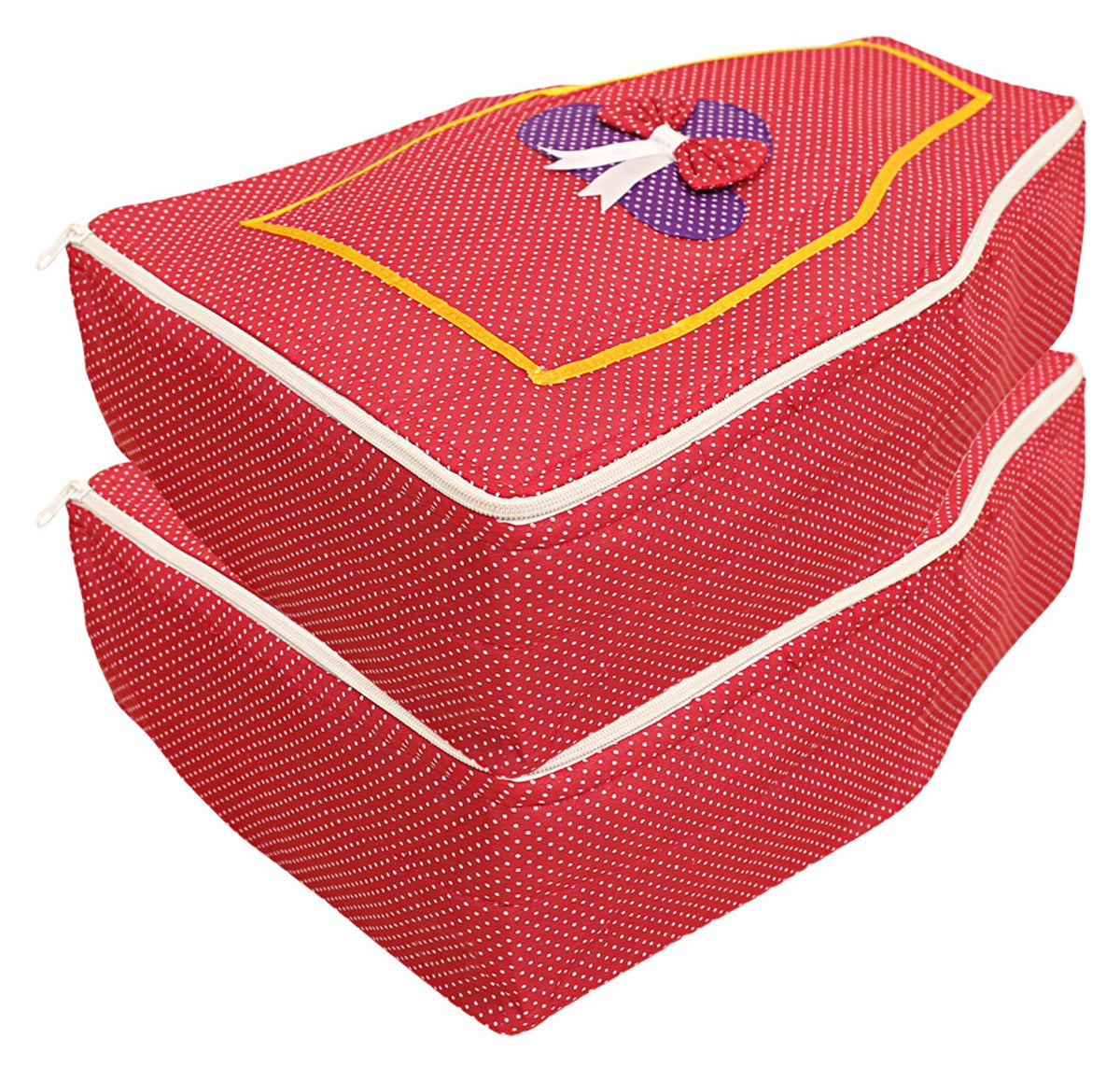 Kuber Industries Cotton Blouse Cover Set of 2 Pcs (Pink)