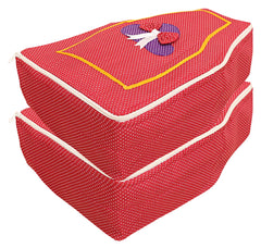 Kuber Industries Cotton Blouse Cover Set of 2 Pcs (Pink)