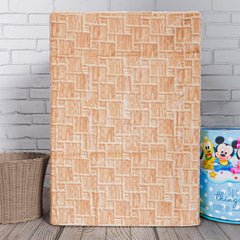 Heart Home Washing Machine Cover | Brick New Check Design Washing Machine Cover | PVC Top Load Fully-Automatic Washing Machine Cover | Golden