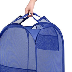 Kuber IndustriesΓäó Large Mesh Laundry Basket Set of 2 Pcs Combo Code-SCS08 (MESHM008)