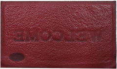 Kuber Industries Country, Modern Door Mat (Maroon, PVC, Pack of 1)
