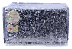 Kuber Industries 3D Stone Design PVC Transparent Microwave Oven Full Closure Cover for 30 Litre (Transparent) - CTKTC040351, Standard