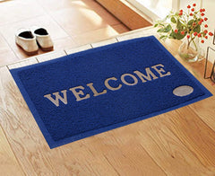 Kuber Industries CTKTC028987 PVC Anti Skid Polyvinyl Chloride Welcome Door Mat (Blue, Standard)