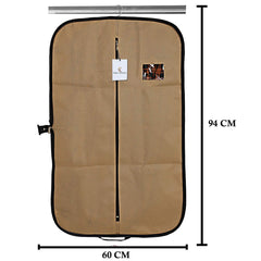 Kuber Industries Foldable 8 Piece Non Woven Coat Cover, Maroon and Brown